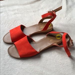 Red Kenneth Cole reaction sandals women’s 9